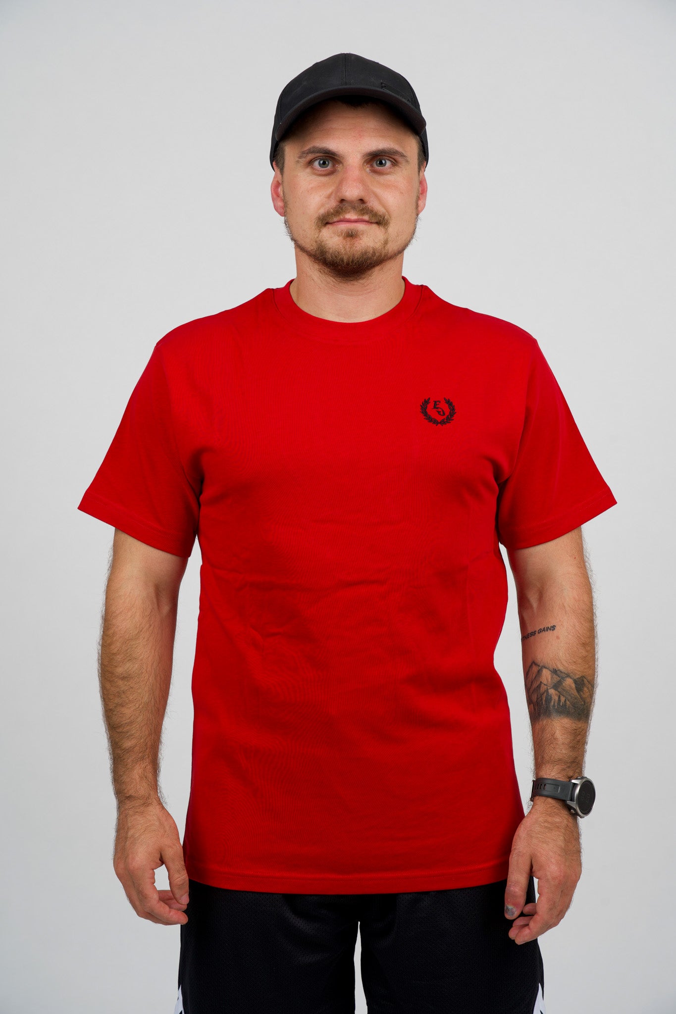 FitnessGains Basic Shirt (Rot)
