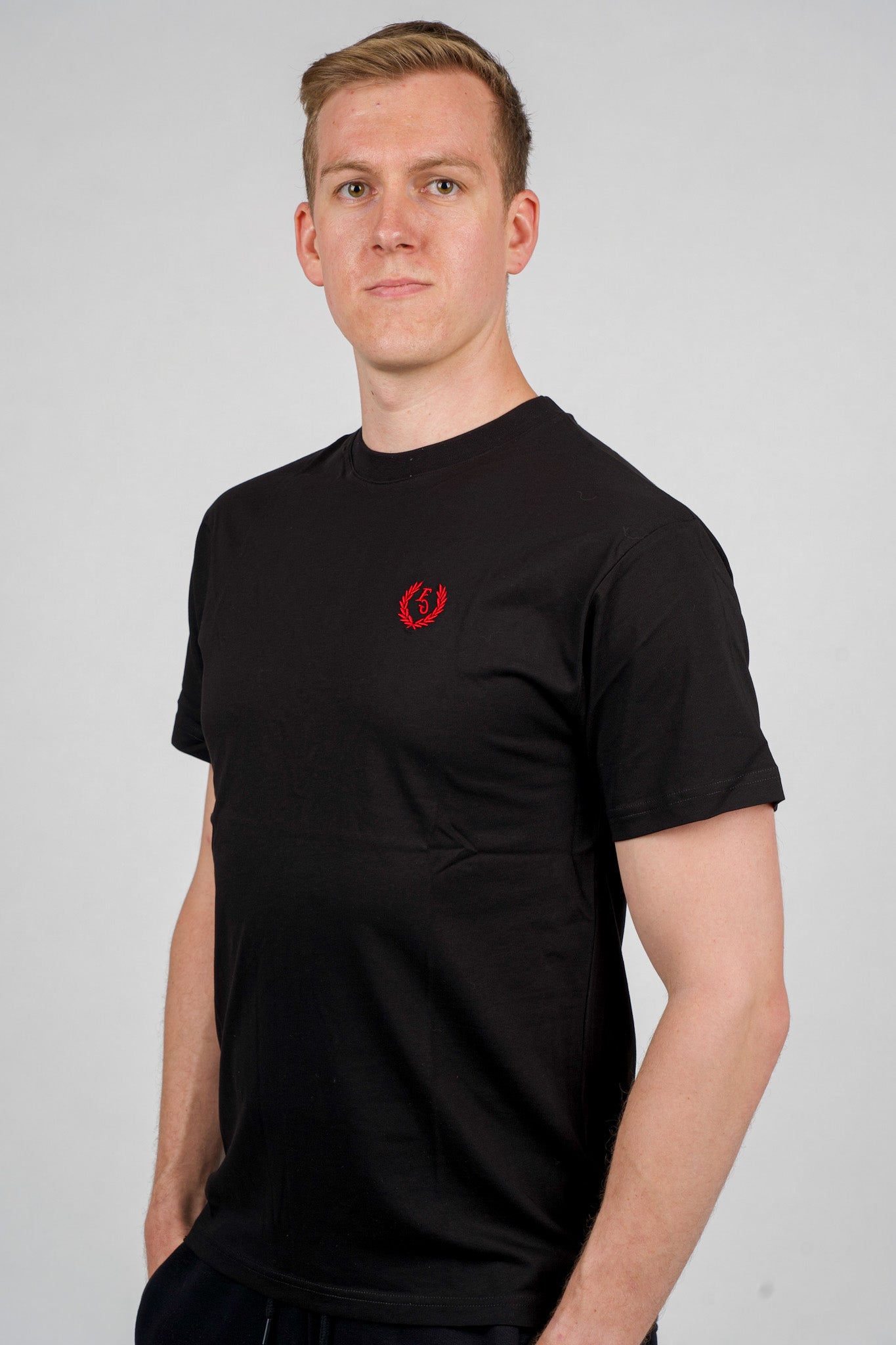 FitnessGains Basic Shirt (Schwarz)