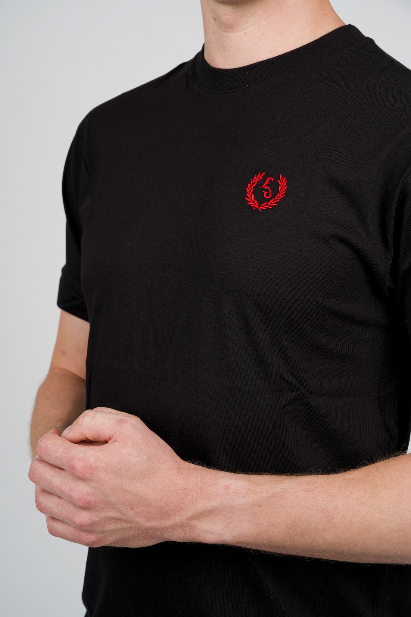 FitnessGains Basic Shirt (Schwarz)