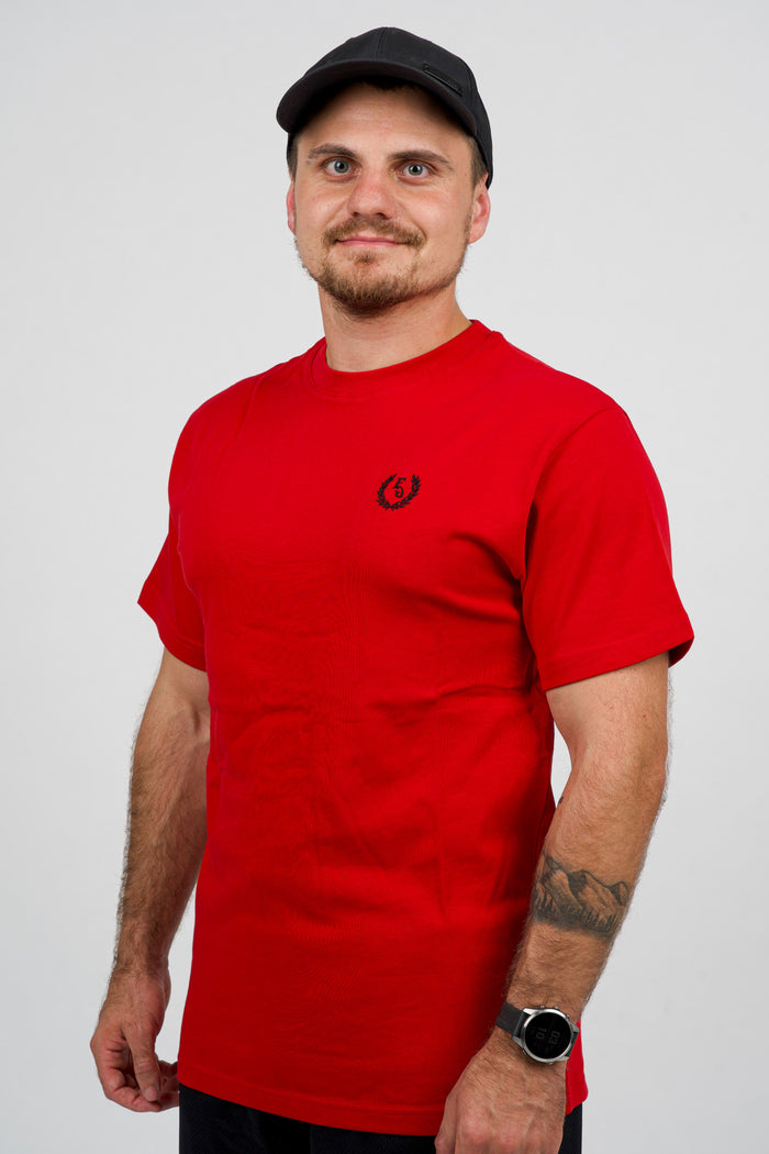 FitnessGains Basic Shirt (Rot)
