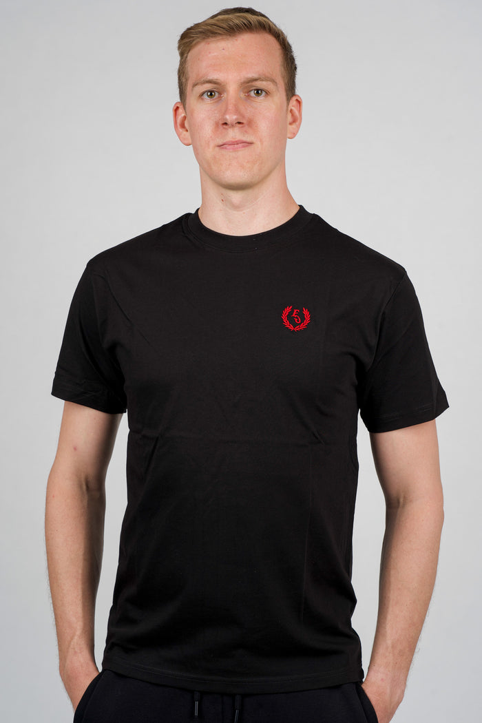 FitnessGains Basic Shirt (Schwarz)